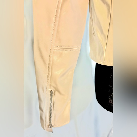 Nine West Faux Leather Moto Jacket - Picture 5 of 12